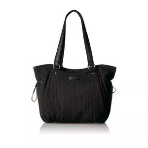 Vera Bradley Glenna Satchel Black NWOT